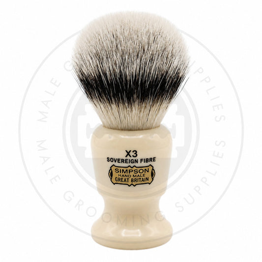 Simpson The Commodore Sovereign Synthetic Shaving Brush – Male Grooming Supplies