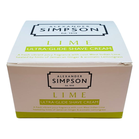 Alexander Simpson Lime Ultra Glide Shave Cream 180ml – Zesty Shave Cream For Men