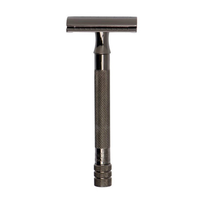 MERKUR 23C Metallic Grey safety razor top view