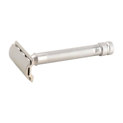 MERKUR 34 INOX XL Satin safety razor front view