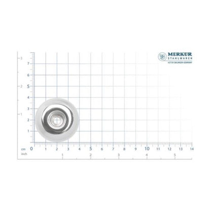 MERKUR 4006 Bright Chrome razor stand scale view
