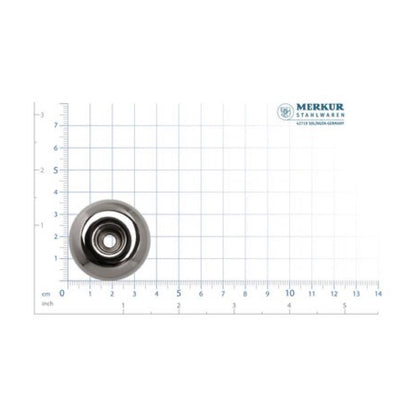 MERKUR 4006 Metallic Grey razor stand scale view