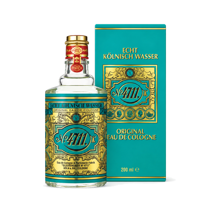 4711 Original Eau de Cologne 200ml splash bottle and carton