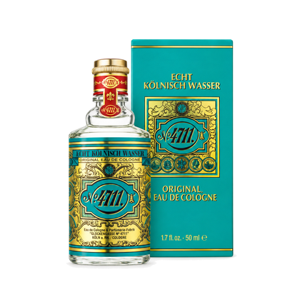 4711 Original Eau de Cologne 50ml splash bottle and carton