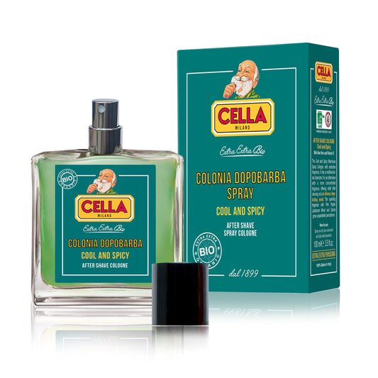 Cella Organic After Shave Spray Cologne 100ml