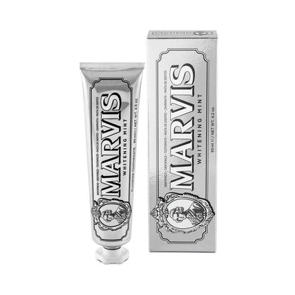 Marvis Whitening Mint Toothpaste 85ml tube and carton front