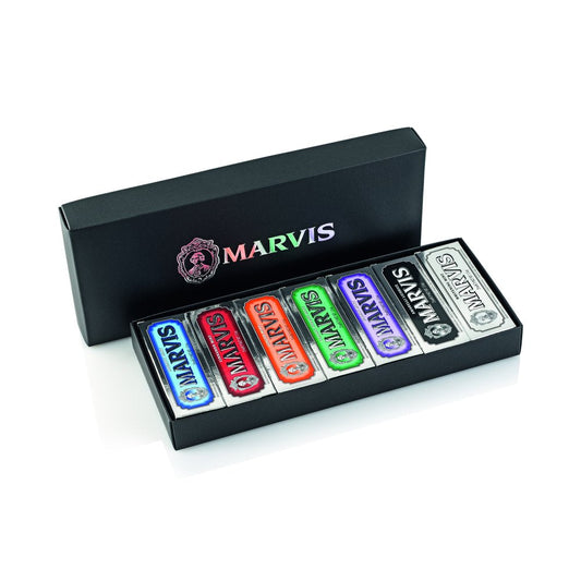 Marvis 7 Flavours Box 25ml boxed set front