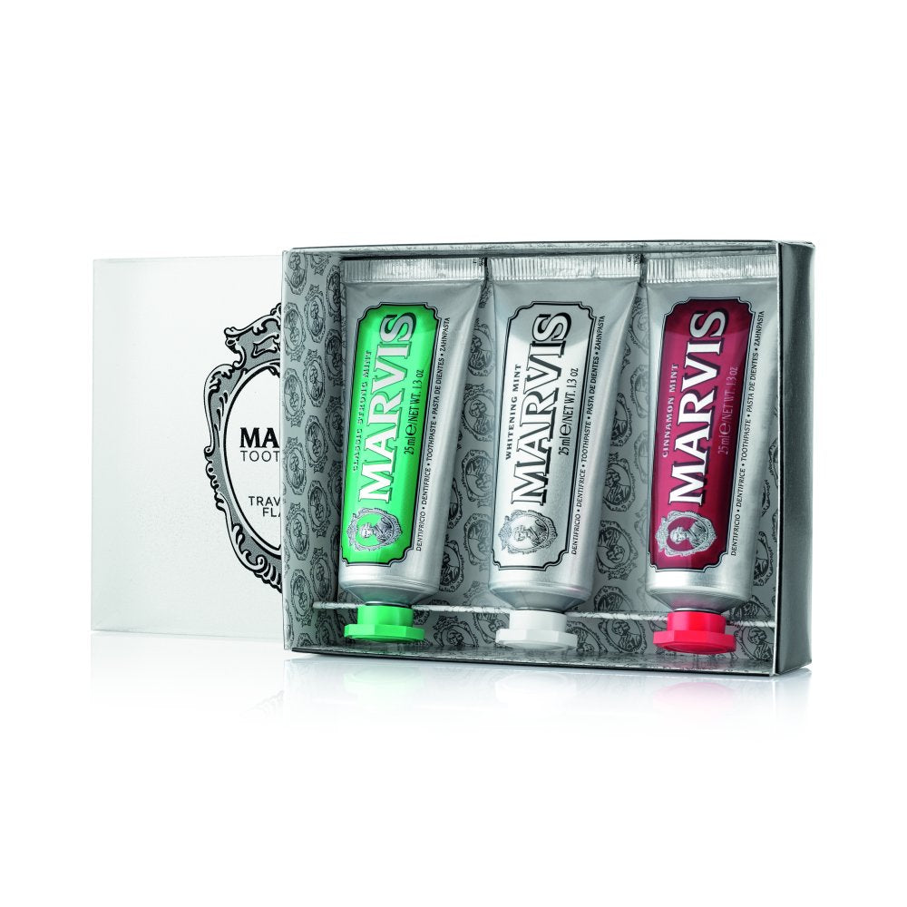 Marvis 3 Flavours Box 25ml boxed set front