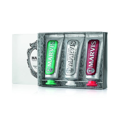 Marvis 3 Flavours Box 25ml boxed set front