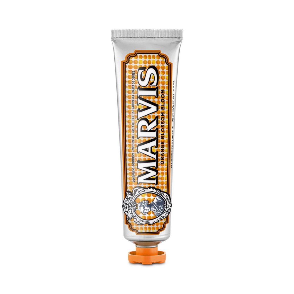 Marvis Orange Blossom Bloom Toothpaste 75ml tube front detail