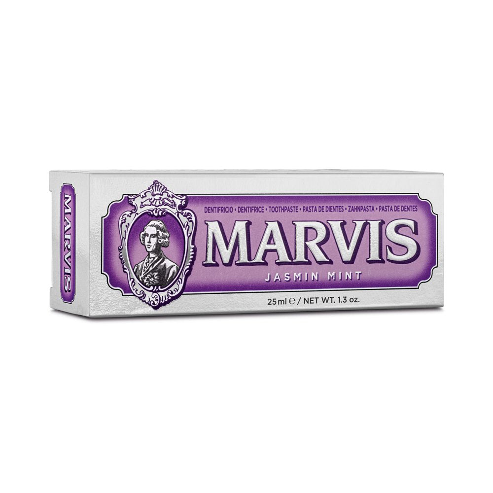 Marvis Jasmin Mint Toothpaste 25ml tube side detail