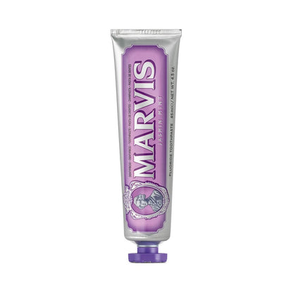 Marvis Jasmin Mint Toothpaste 85ml carton front detail