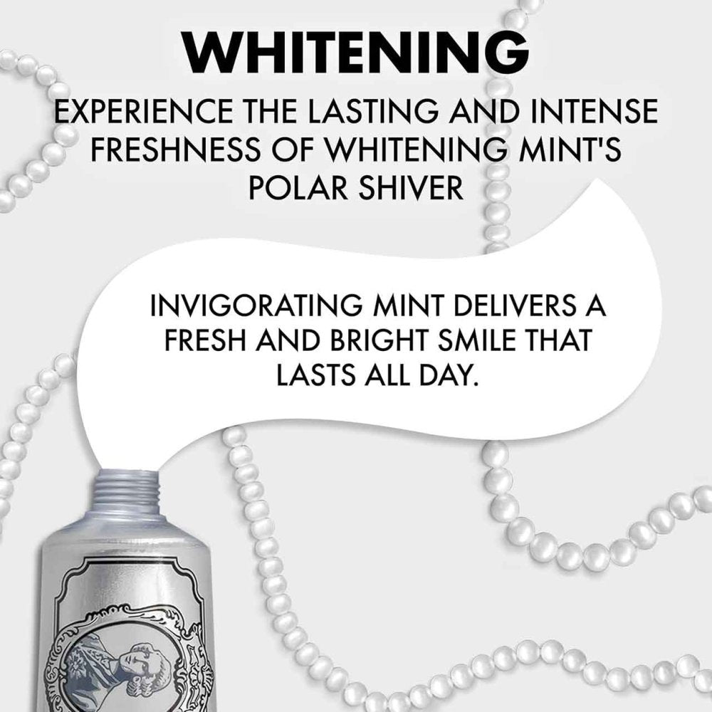 Marvis Whitening Mint Toothpaste 85ml tube side detail