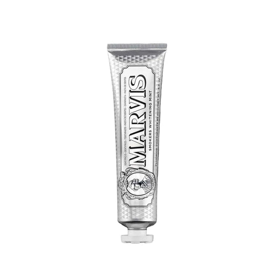 Marvis Smokers Whitening Mint Toothpaste 85ml tube side detail