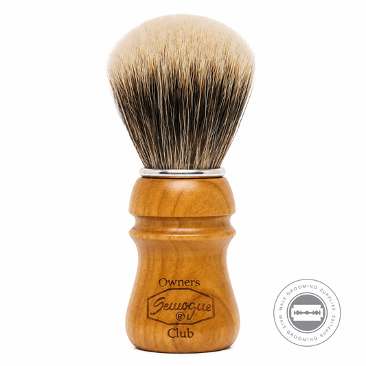 Semogue SOC-C5 Finest Badger Shaving Brush – Cherry Wood – Male Grooming Supplies