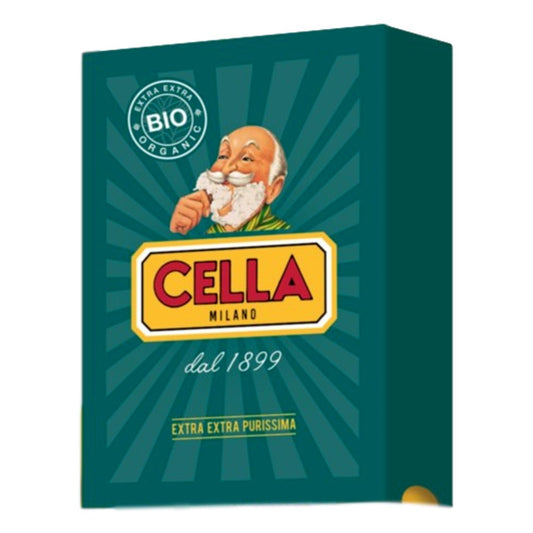 Cella Organic Shaving Cream Tube 150ml And Aftershave Balm 100ml Gift Set