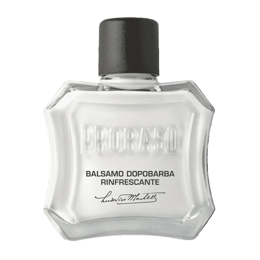 Proraso Green After Shave Balm 100ml bottle with eucalyptus oil and menthol for post shave comfort