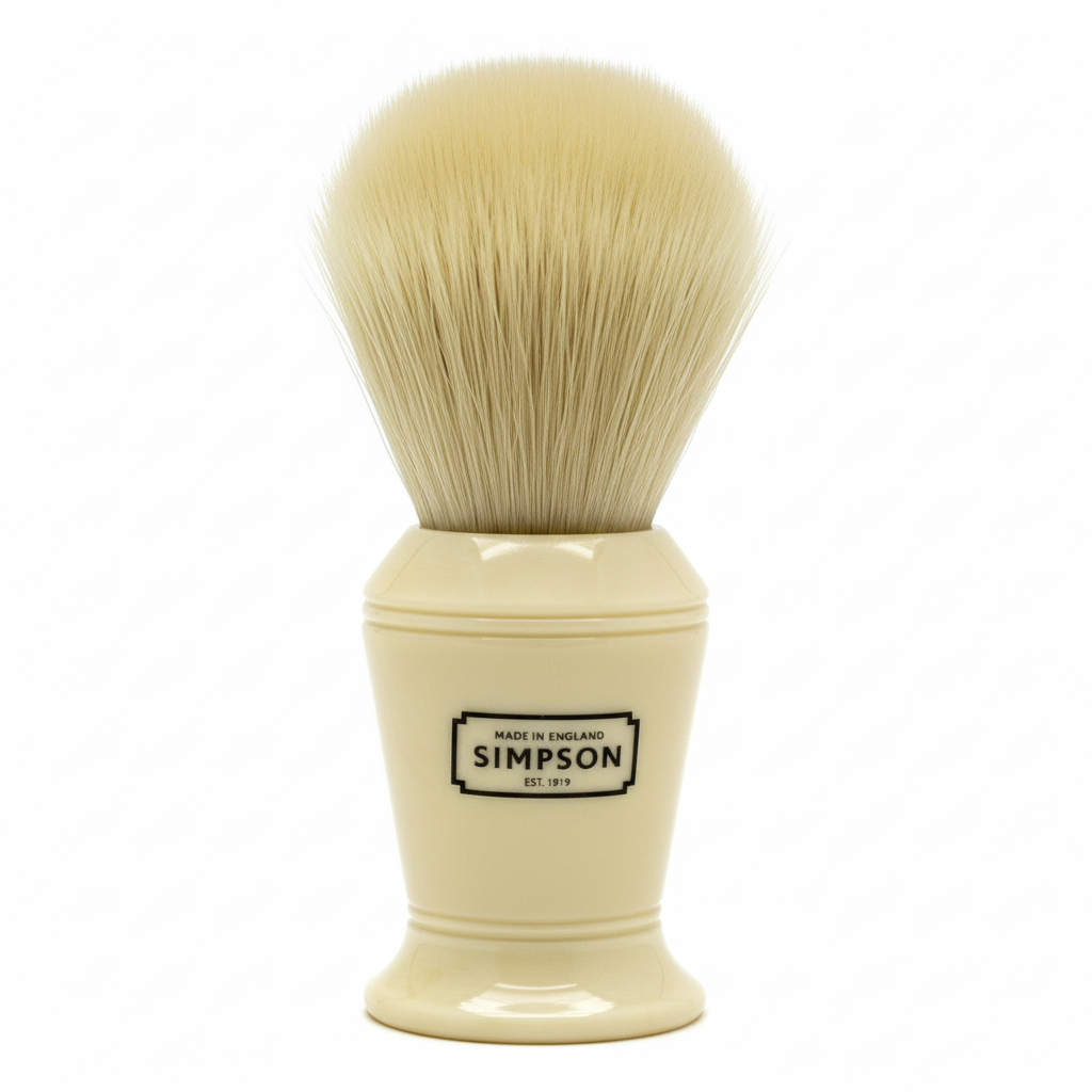 Alexander Simpson Barbican faux ivory boar bristle shaving brush
