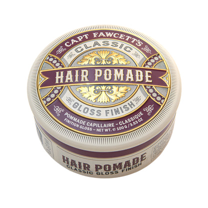 Captain Fawcett Classic Pomade 100g In Eco-Friendly Reusable Tin