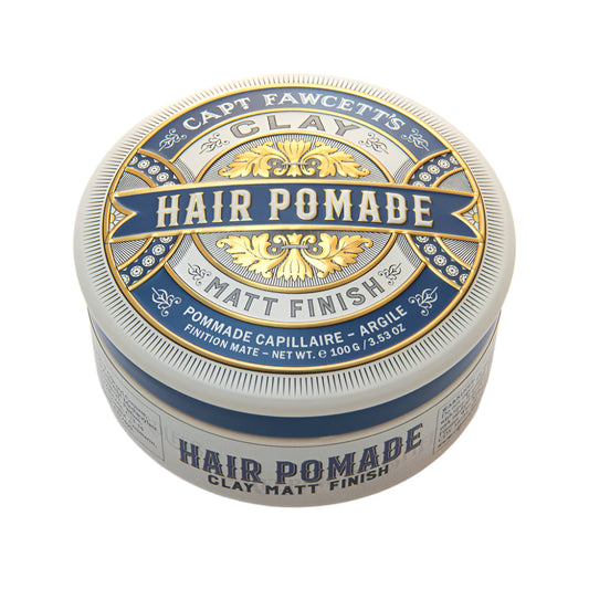 Captain Fawcett Clay Pomade 100g For Medium Hold And Matte Finish