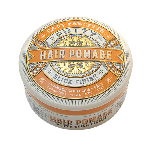 Captain Fawcett Strong Hold Putty Pomade 100g For Medium To Thick Hair