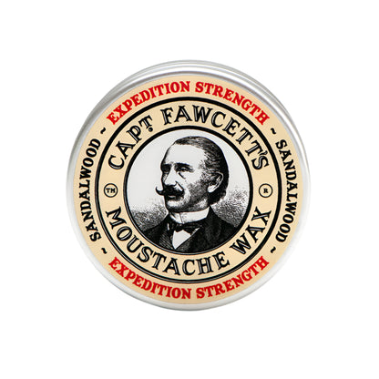 Captain Fawcett Expedition Strength Moustache Wax 15ml With Firm Hold - Front View