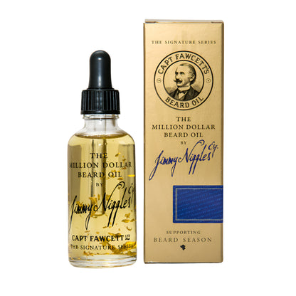 Captain Fawcett Million Dollar Beard Oil 50ml With 23-Carat Gold
