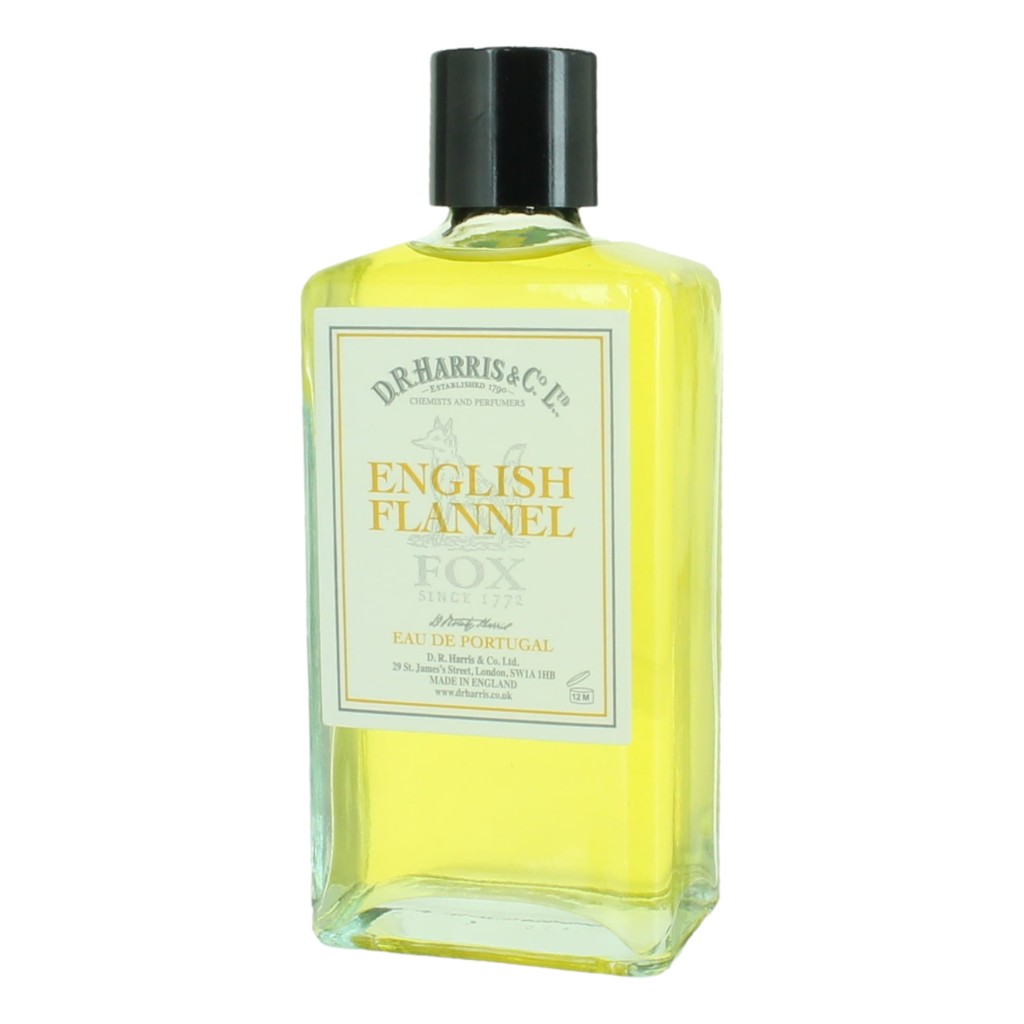 D.R. Harris English Flannel Eau de Portugal Cologne 100ml – Citrus Blend.