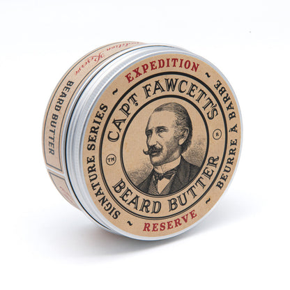 Capitaine Fawcett's Expedition Beard Butter container on a white background