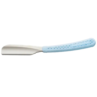 Feather Artist Club Blue SR Straight Razor with stainless steel head and anti slip resin handle