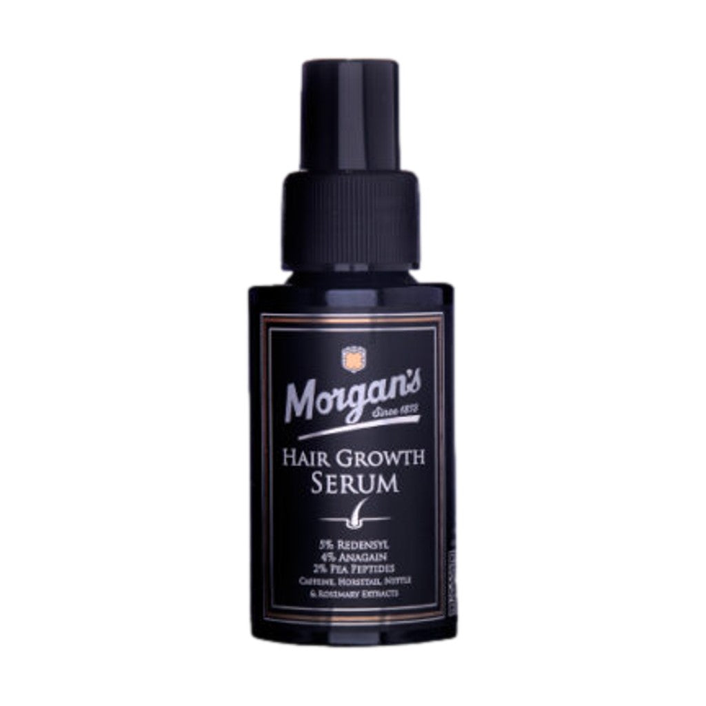 Morgans Hair Growth Serum 50ml bottle designed for scalp care and fuller looking hair