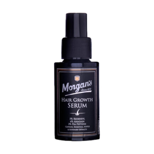 Morgans Hair Growth Serum 50ml bottle designed for scalp care and fuller looking hair