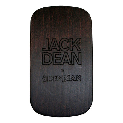 Jack Dean Luxury Dark Wood Military Brush With Natural And Nylon Bristles, Perfect For Gloss And Shine, Made From FSC® Certified Beechwood.