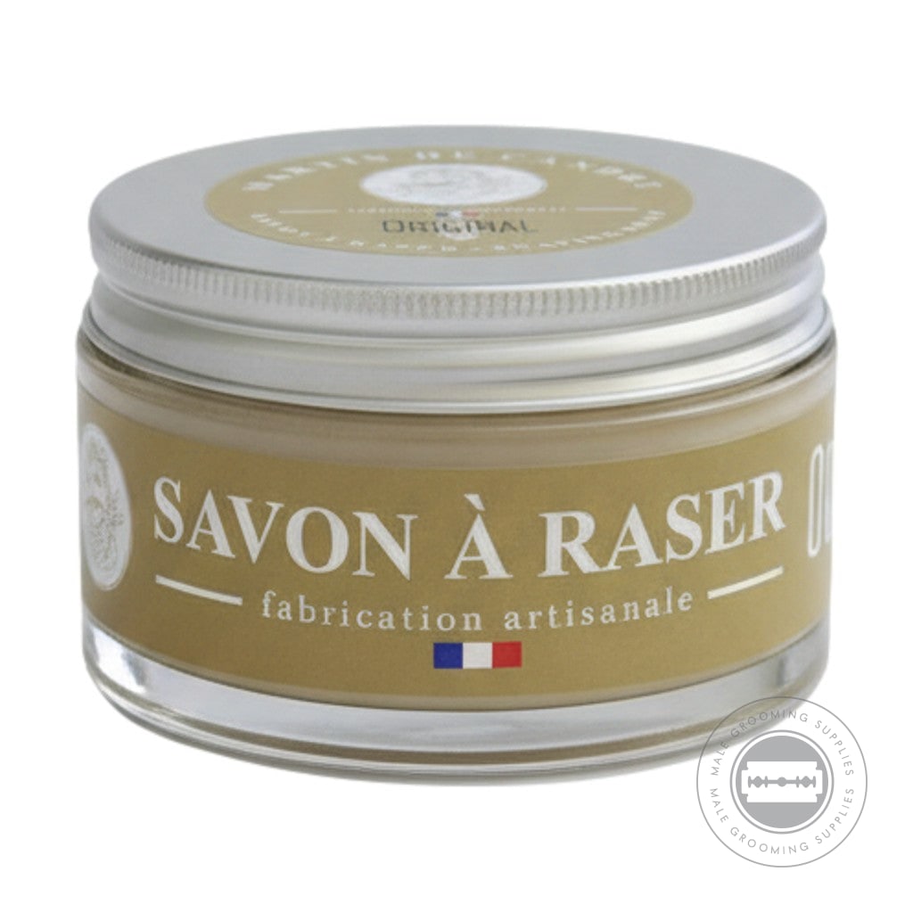 Martin De Candre Original Shaving Soap jar with aluminium lid in classic French shaving soap format - 200g