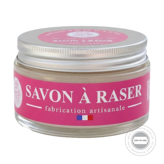 Martin De Candre Rose Shaving Soap jar with aluminium lid soft floral rose fragrance - 200g