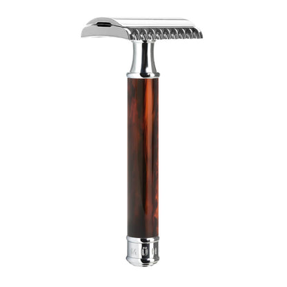 Muhle R108 Tortoiseshell Closed Comb Safety Razor
