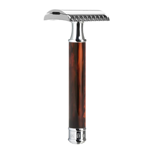 Muhle R108 Tortoiseshell Closed Comb Safety Razor