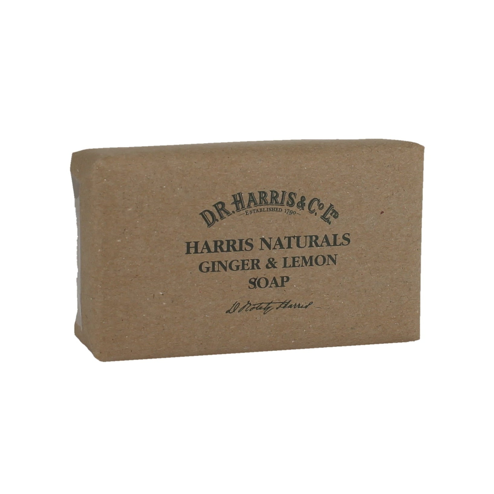 D.R. Harris Naturals Ginger And Lemon Soap 200g paper wrapped bar