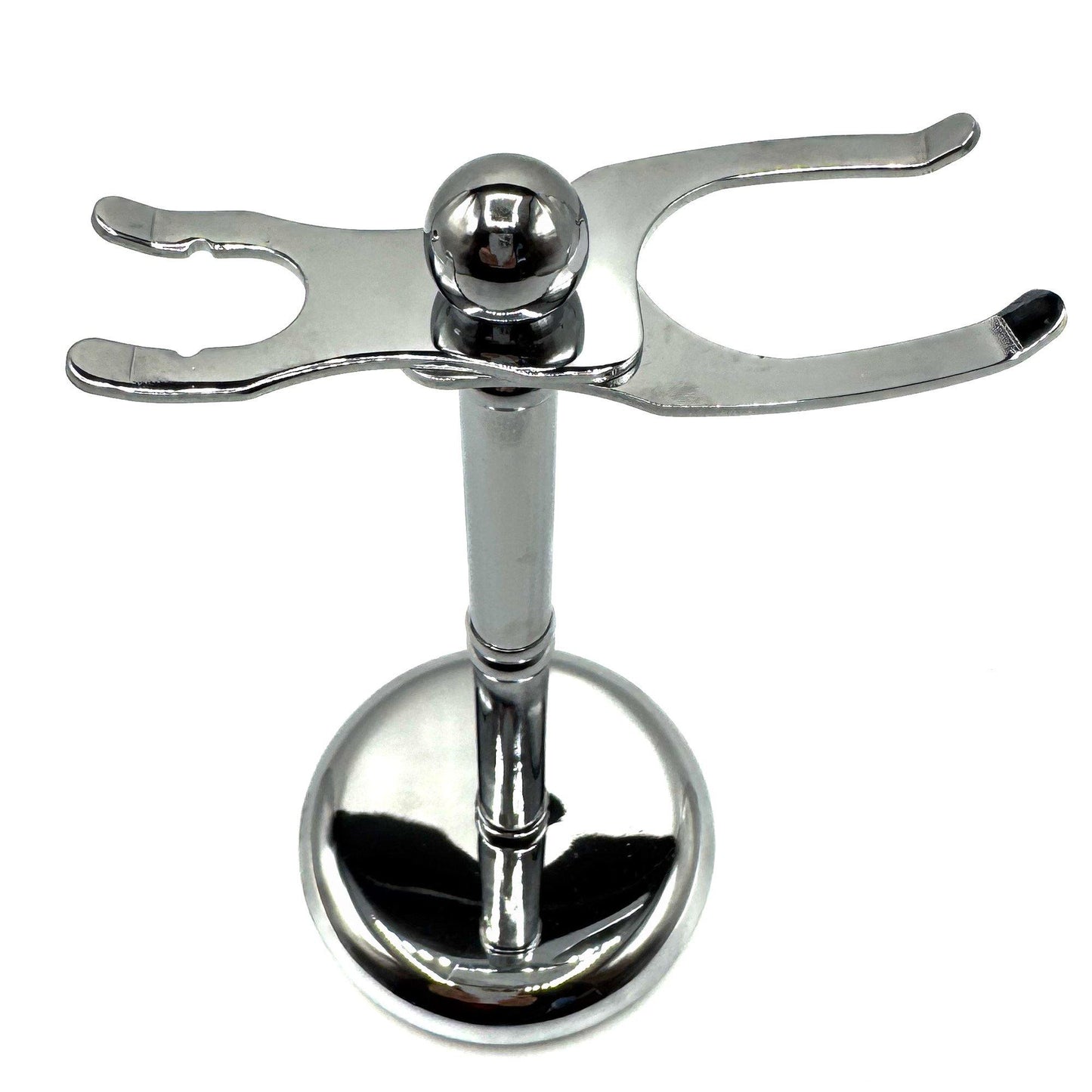 Parker Deluxe ADJUSTABLE Chrome Safety Razor & Shave Brush Stand
