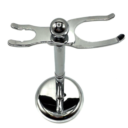Parker Deluxe ADJUSTABLE Chrome Safety Razor & Shave Brush Stand
