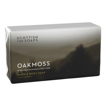 Scottish Fine Soaps Oakmoss Hand & Body Soap 220g on white background