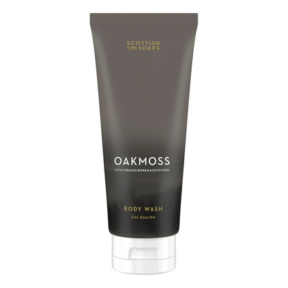 Scottish Fine Soaps Oakmoss Body Wash 200ml on white background