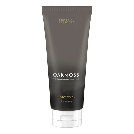 Scottish Fine Soaps Oakmoss Body Wash 200ml on white background