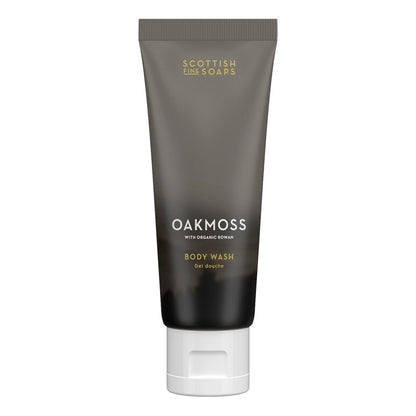 Scottish Fine Soaps Oakmoss Body Wash 75ml on white background