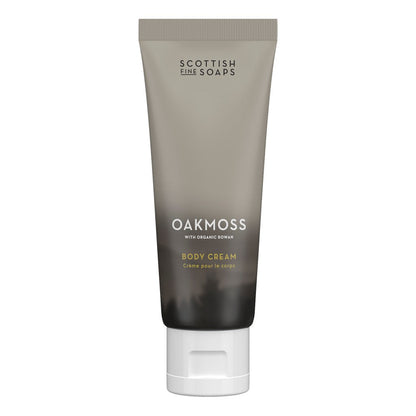 Scottish Fine Soaps Oakmoss Body Cream 75ml on white background