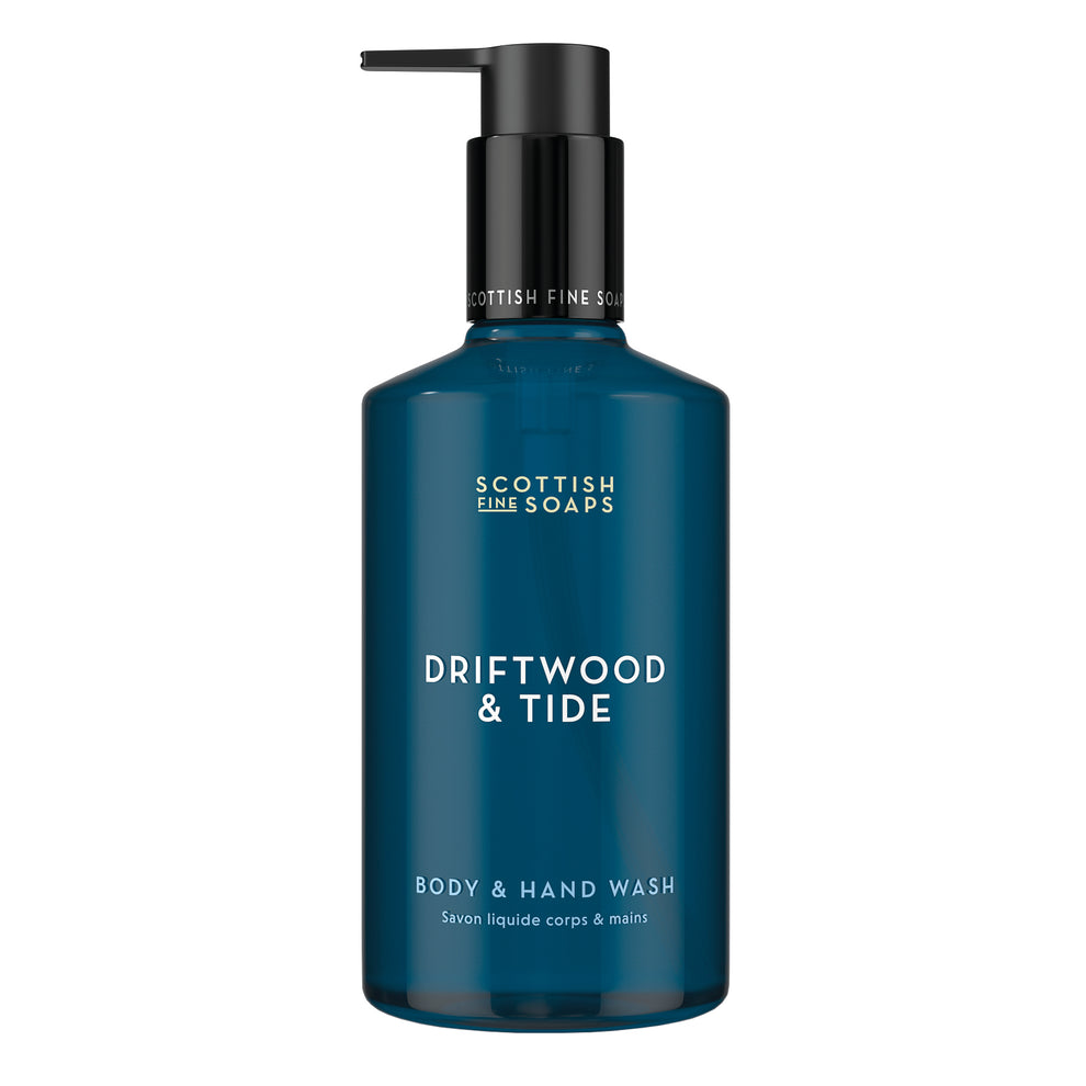 Scottish Fine Soaps Driftwood & Tide Body & Hand Wash 300ml on white background