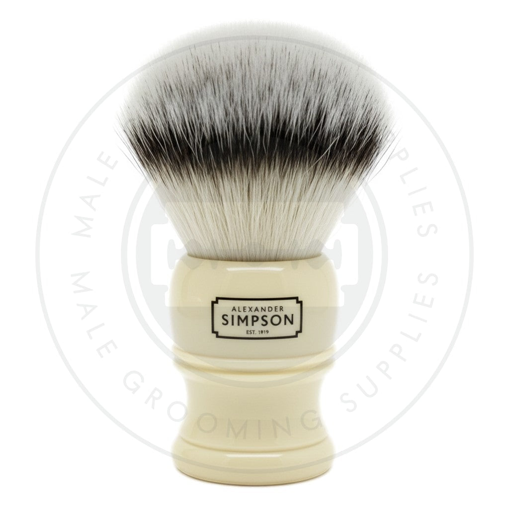 Alexander Simpson Trafalgar Synthetic Fibre Shaving Brush Range - Front