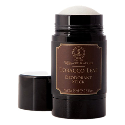 Taylor of Old Bond Street Tobacco Leaf Deodorant Stick – 75ml, Aluminium-Free, Subtle Masculine Fragrance.