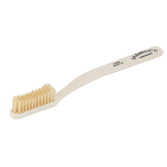 D.R. Harris Hard Bristle Toothbrush With Boar Bristles In Travel Case