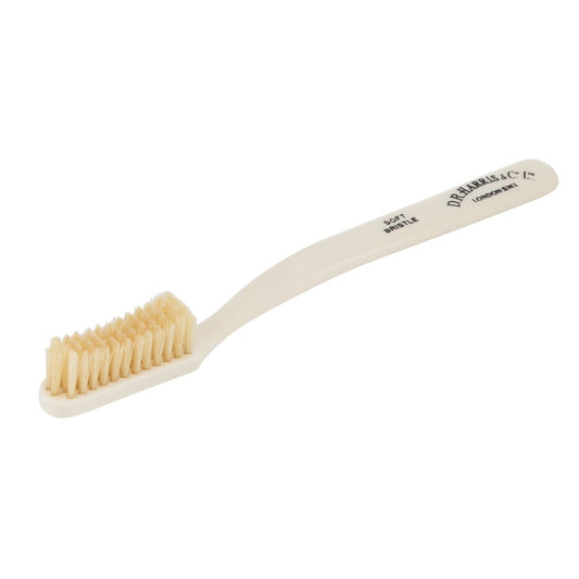 D.R. Harris Soft Bristle Toothbrush With Boar Bristles And Travel Case